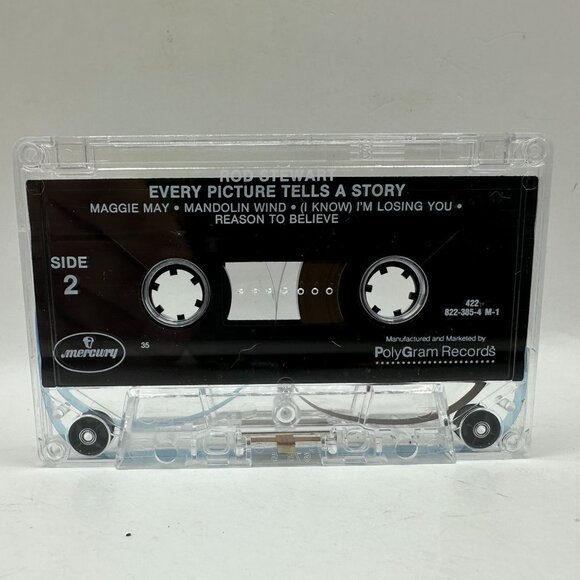 Rod Stewart Every Picture Tells A Story Cassette Tape Album Mercury PolyGram Rec - Picture 5 of 5